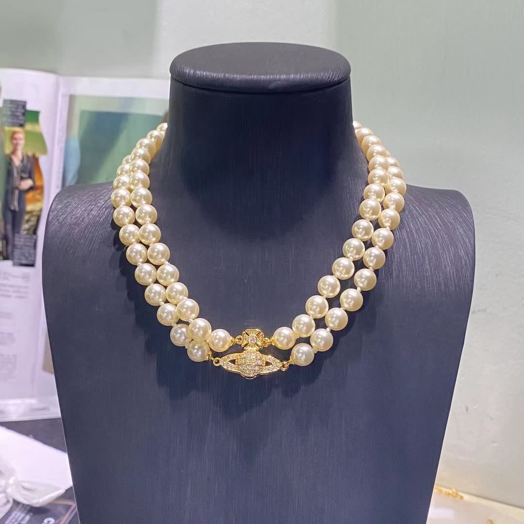 Vivienne Westwood Double-Strand Pearl Necklace